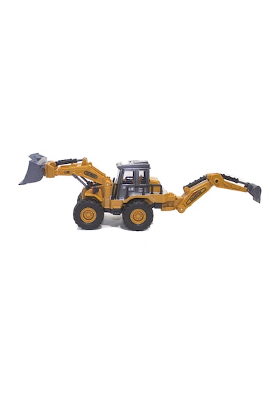 Metal Oyuncak İş Makinası Kepçe Sürtmeli 20 Cm