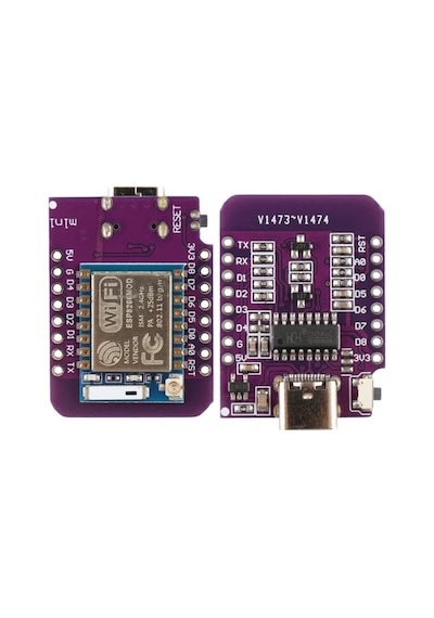 Wemos D1 Mini V4.0 Esp-c3 Geliştirme Kartı Type-c Girişli Wifi Bluetooth Modülü