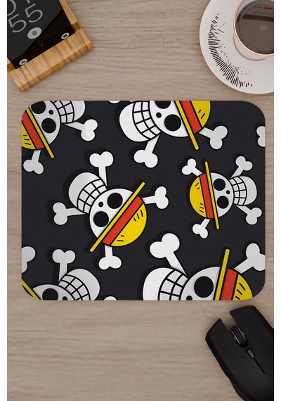 One Piece Kaymaz Dikişli Kauçuk Oyuncu Mousepad V5 - 22x18 Gaming Mouse Pad Fare Altlığı