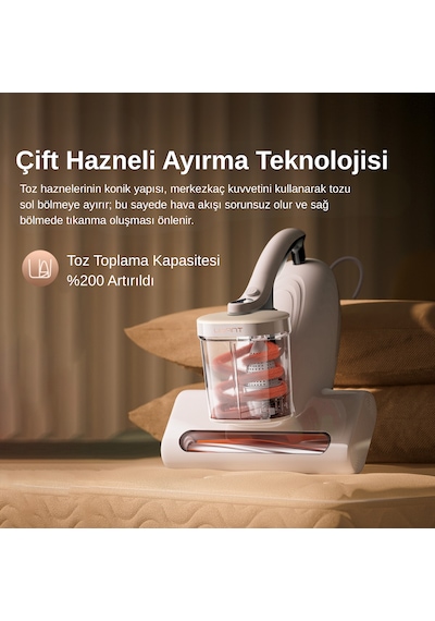 13,000Pa Emiş Gücü, Yatak & Koltuk Süpürgesi, Derin Hijyen M500