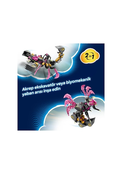 LEGO® DREAMZzz™ Kabus Akrep Kazıcı 71513 – 7 Yaş ve Üzeri Çocuklar için 3 Minifigür İçeren Yaratıcı Oyuncak Yapım Seti (505 Parça)