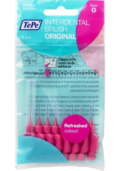 Tepe Interdental Arayüz Fırçası 8'li 0.4 MM
