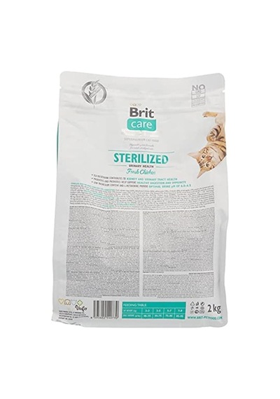 Care Kuru Kedi Maması, Taze Tavuklu, Kısırlaştırılmış, Tahılsız, Yetişkin, Idrar Sağlığı, 2 Kg