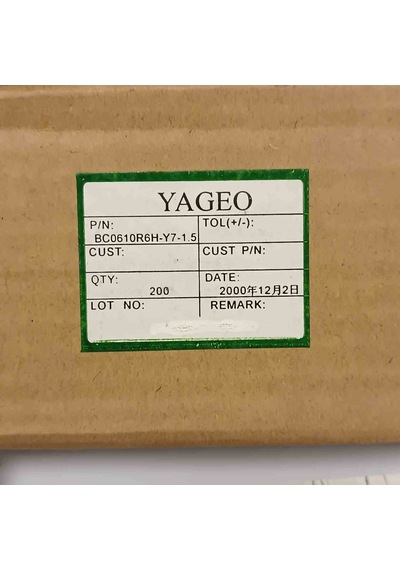 Bc0610r6h-y7-1.5 560r 100mhz Bobin 100 Adet