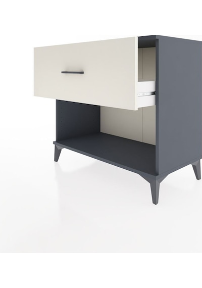 Hyperion Şifonyer Tek Çekmeceli 88x44x80 Antrasit-aytaşı Antrasit