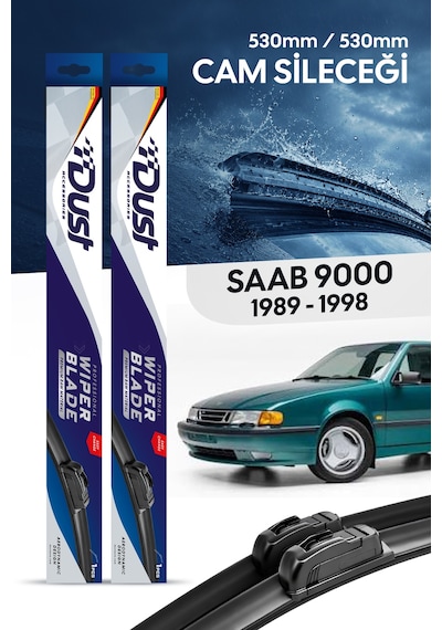Saab 9000 Silecek Takımı 1989-1998 Uyumlu 530mm/530mm