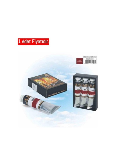 Yağlı Boya 50 Ml E1384-no:403 Purple Red 1 Adet Çok Renkli