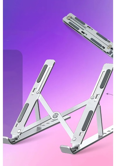 Alüminyum Manyetik Katlanabilir Ayarlı Dizüstü Laptop Standı Sarsılmaz Sağlam Tablet Standı