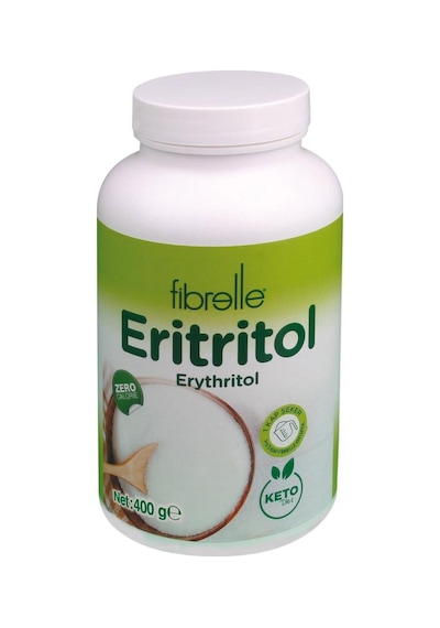 Fibrelle Eritritol Toz Tatlandırıcı (şişe) Sıfır Kalori 400 G