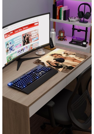 Outer Banks V1 48x40 Xl Gaming Kauçuk Kaymaz Taban Mouse Pad Fare Altlığı