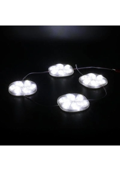 Powermaster Pm-14704 12 Volt 3 Watt Soğuk Beyaz Sabit 6565-2835 Modül Led 65x65x12mm