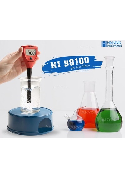 Hanna Hı 98100 İnce Problu Ph Ölçer 0.01 Ph