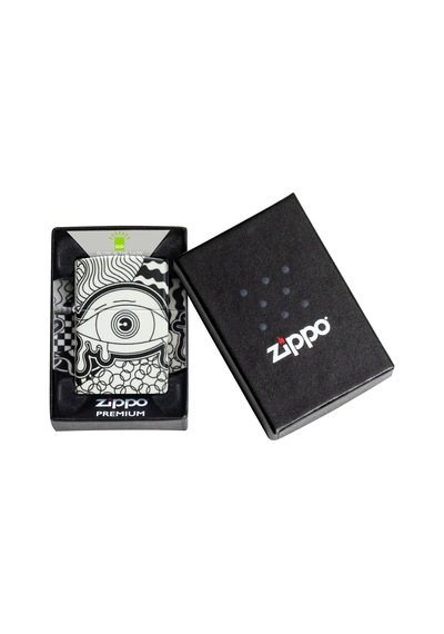 Zippo 49193 Psychedelic Eye Design Çakmak Çok Renkli