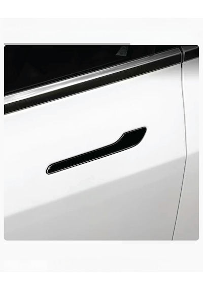 Tesla Model Y Legacy / Model 3 Dış Kapı Açma Kolu Parlak Siyah Kaplama