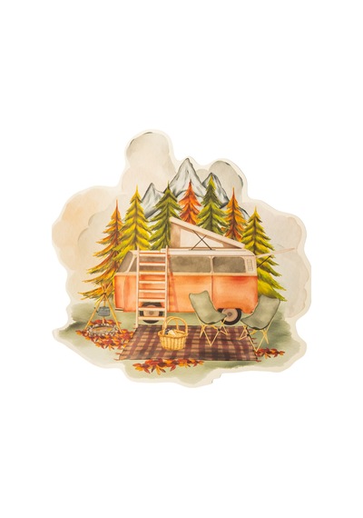 Hippi Kağıt Amerikan Servis 38x39 Cm 12'li Paket Beyaz