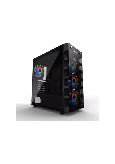 Powerboost X59rgb-650w 80+ Usb 3.0 Tempered Glass 6 X Rgb Fanlı Gaming Kasa Jbst-x59rgb-650