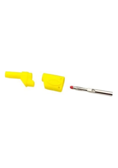 4Mm Banana Jak Korumalı Tip Sarı