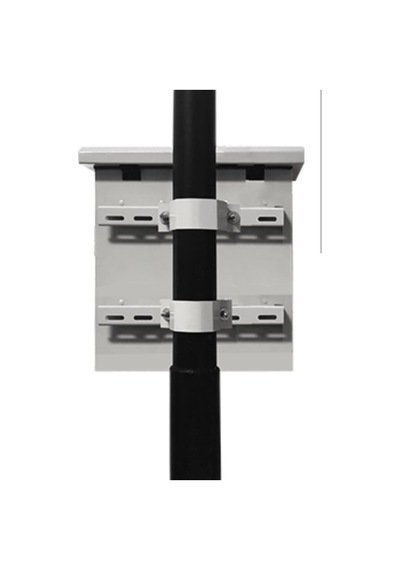 Ager Aa-ou-pl150-8-kıt-b2-ec-outdoor Cap 150mm Sekizgen Dırek Montaj Kıtı B2 7035 Dış Ortam