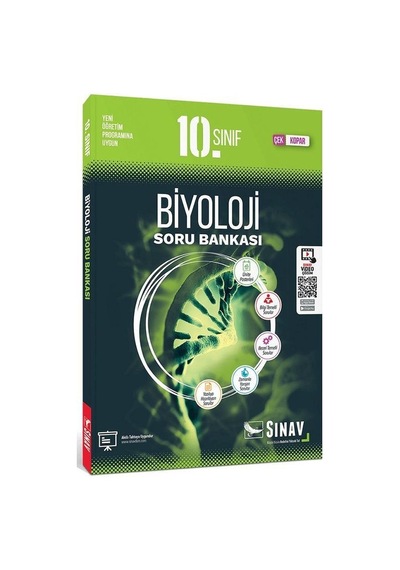 10.Sınıf Biyoloji Soru Bankası- Sınav Dergisi Yayınları