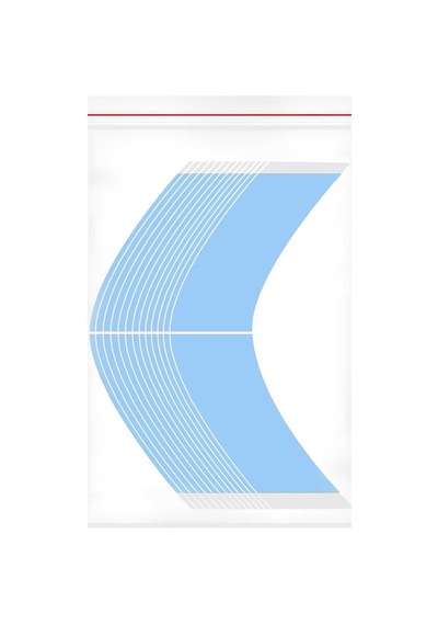 Walker Tape Lace Front Protez Saç Bandı Oval "a 2,0 X 7,5 Cm 36 Adet