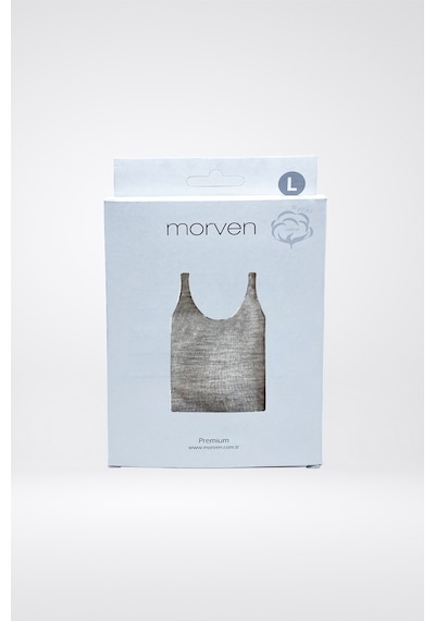 Morven Erkek Gri Basic Düz %100 Pamuk Atlet 24mc020003100 Gri