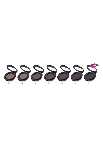 Eyebrow Powder No: 104 Dark Taupe - Doğal Kaş Farı Çok Renkli