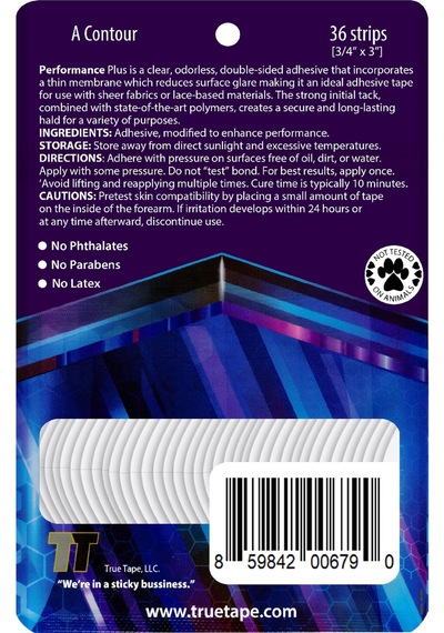True Tape Performance Plus Protez Saç Bandı 36 Adet Oval A