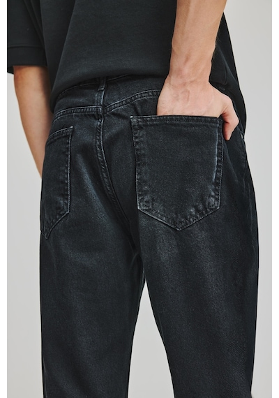 Defacto %100 Pamuk Straight Fit Uzun Boy Jean Pantolon I6062ax26aunm40 Siyah-nm40