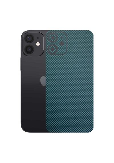 Kapps Iphone 12 Mini İle Uyumlu Fiber Serisi Premium Arka Kapak Kaplama Kenarlar Yoktur
