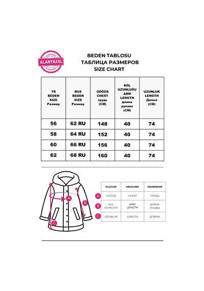 Büyük Beden Dik Yaka Kapitone Varak Desenli Düğmeli Cepli Kol Büzgü Detaylı Kadın Ceket Fuşya Büyük Beden Dik Yaka Kapitone Varak Desenli Düğmeli Cepli Kol Büzgü Detaylı Kadın Ceket Fuşya