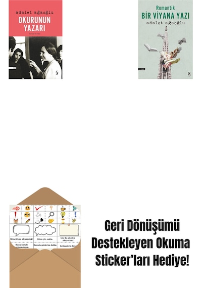 Okurunun Yazarı + Romantik Bir Viyana Yazı + Okuma Sticker'ları