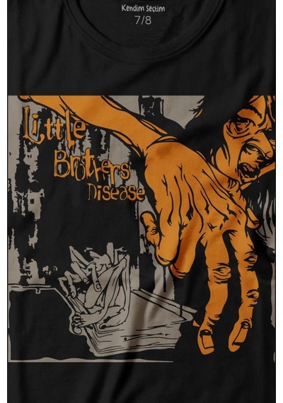 Kendim Seçtim Little Brothers Baskılı Tişört Çocuk T-shirt 001