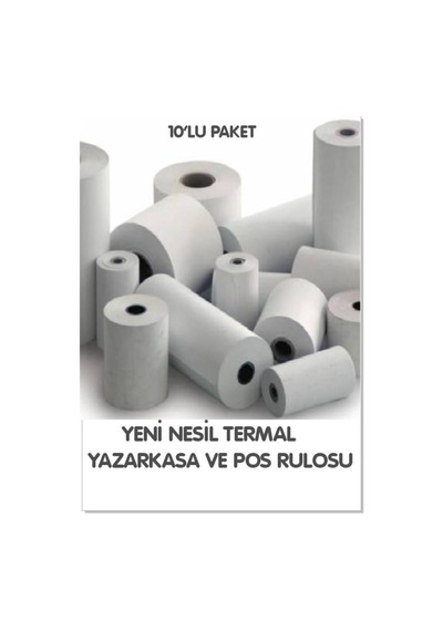 56x16 Termal Yazarkasa Pos Rulosu 10'lu Paket