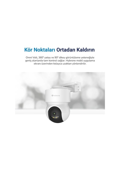 Hybrone Omni Volt Dış Ortam Wi-fi Akıllı Kamera