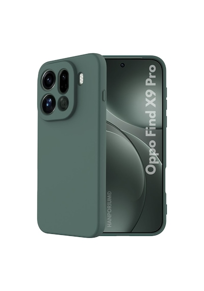 Oppo Find X9 Pro Uyumlu Silikon Kılıf - Pastel Renk Tonu Kamera Korumalı Esnek Kapak - Yeşil