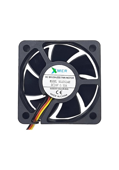 Xmer 50X50X20Mm 24V 0.50A 3 Kablolu Fan