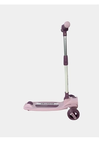 Işıklı Ve Müzikli Çocuk Scooterı4 Kademeli Ayarlanabilir Gidon Yüksekllikli Özel Tasarımlı Scooter Pembe