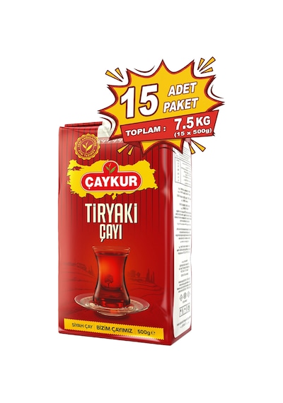 Tiryaki Dökme Çay 500 Gr. Onbeşli Paket