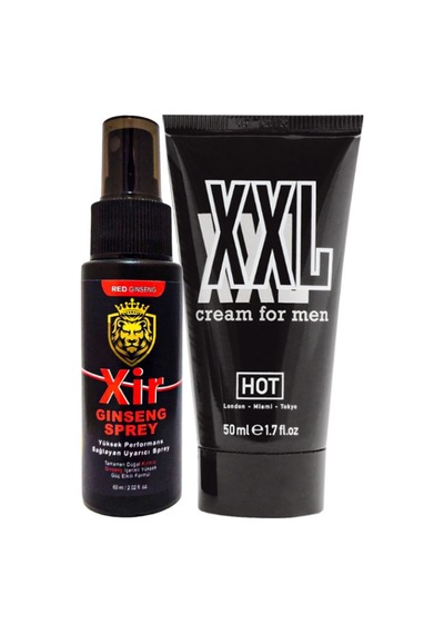 Xir Delayspray 60 Ml + Hotxxl Krem : Erkeğe Zaman Geci.ktirici Set