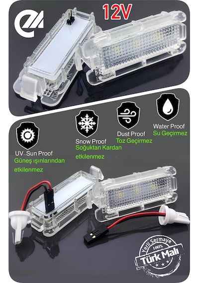 Ford Tourneo Connect Courier Custom Canbus Led Plaka Aydınlatma Ledi Lambası