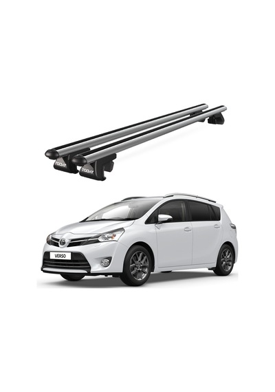 Venüs Toyota Verso 2009-2018 Uyumlu Gri Ara Atkı Port Bagaj Tavan Barı