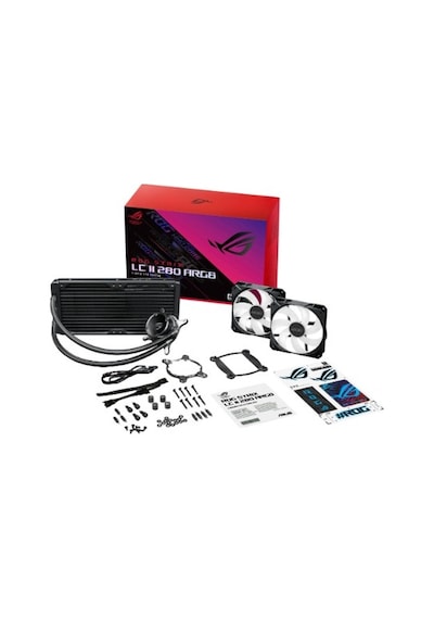Asus Rog Strıx Lc Iı 280 Argb Aura Sync Dual Rog 140mm Argb V2
