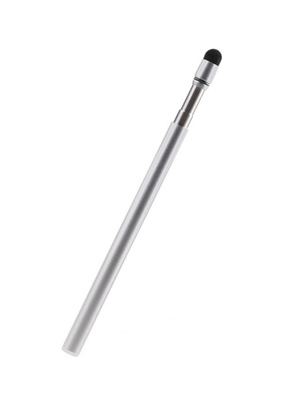 Teleskopik Stylus Akıllı Tahta Sunum Kalemi 37 cm AL3459 Gümüş