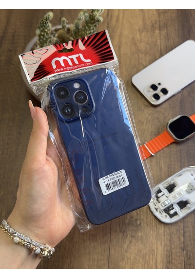 Apple iPhone 14 Pro Max Uyumlu Süper İnce Mat Ultra Thin Silikon Kılıf Lacivert