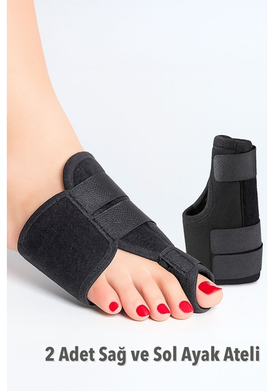 2 Adet Ayak Parmak Koruyucu Ayak Ateli Halluks Valgus Ateli Bunyon Ayak Baş Parmak Kemik Düzeltici