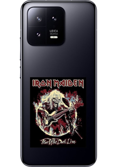 Xiaomi Mi 13 Uyumlu Şeffaf Kılıf Iron Maiden Tasarımlı