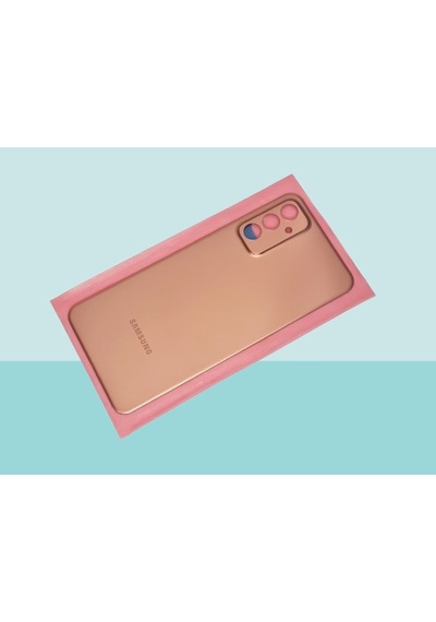 Tkgz  Samsung Uyumlu Galaxy M23 Arka Kapak Batarya Kapağı - Gold Çok Renkli
