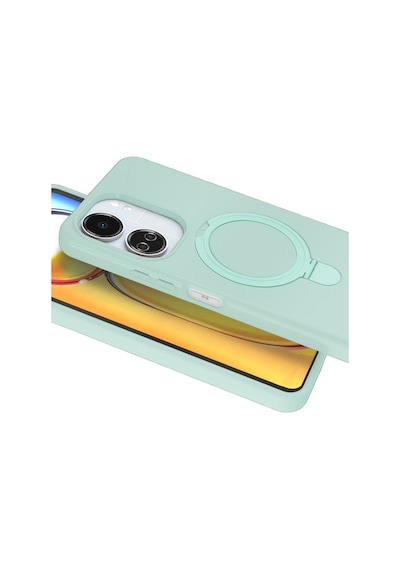 Redmi 13c Regal Magsafe Standlı Kapak - Su Yeşili Bz8683140894375