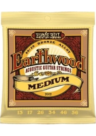Ernie Ball P02002 Earthwood Medium 80/20 Bronze 0.13 - 0.56 Akus