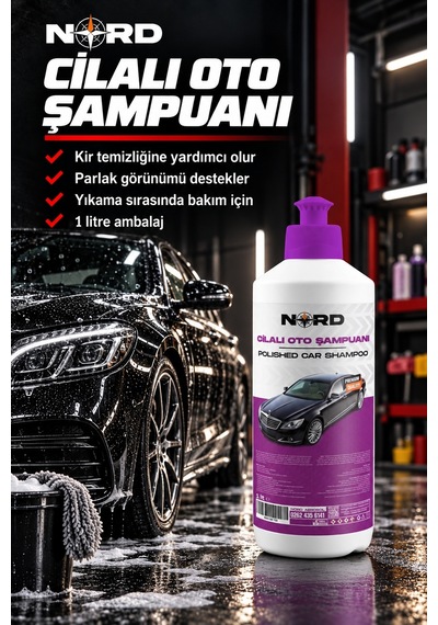 Nord Cilalı Oto Şampuanı 1 L